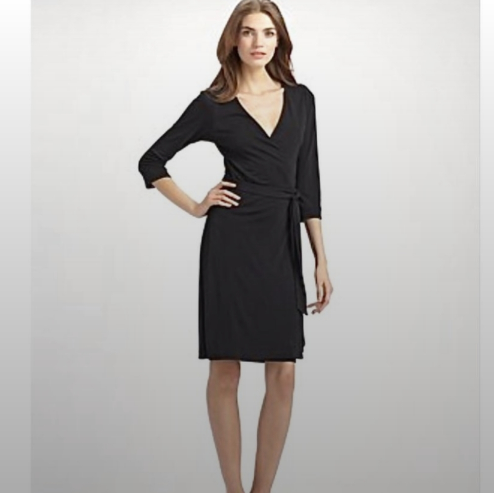 DIANE VON FURSTENBERG | Dark Gray Wrap Dress 2